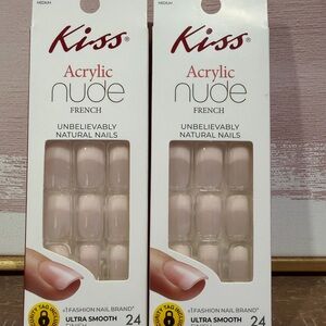 Kiss Acrylic Nude French Nail Set